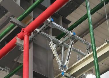 闵行该抗震支架的整体式支吊架结构协调性好